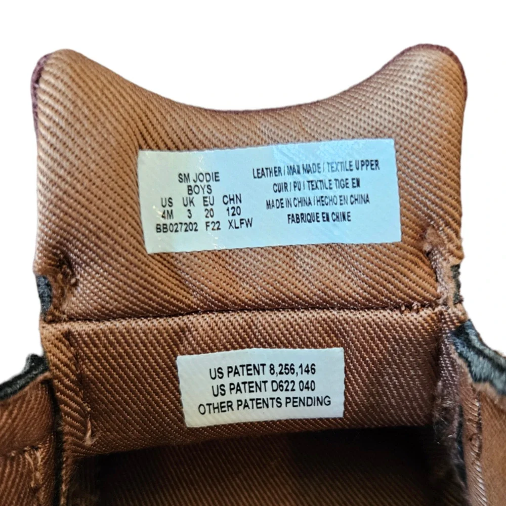 Stride Rite Jodie Leather Shoes Brown Toddler Size 4